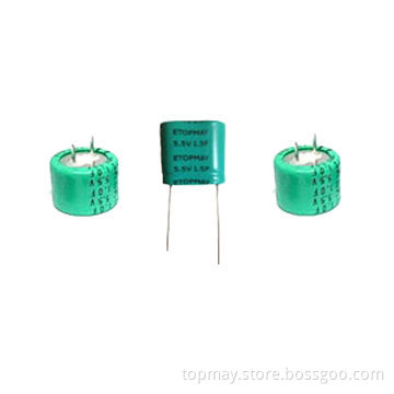 Supercapacitors with Up to 1,000C Discharge Current, Suitable for CMOS, RAM and VCRs